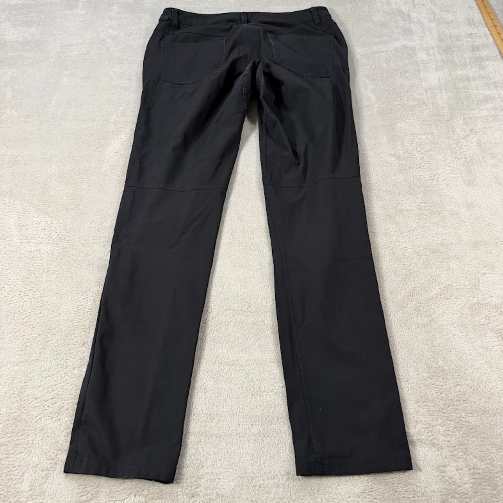 Lululemon Mens 32x32 Black 5-Pocket Pants Slim Fit Stretch Casual Trousers EUC - Picture 2 of 10